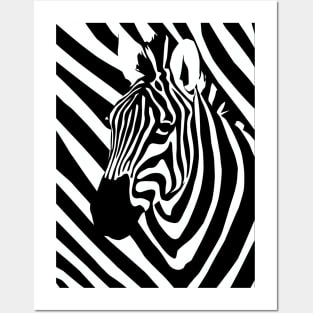 Zebra print art Posters and Art